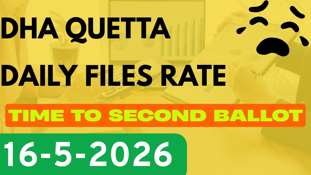 DHA Quetta Rates daily files rate📉 | Golden Buying Opportunity?
