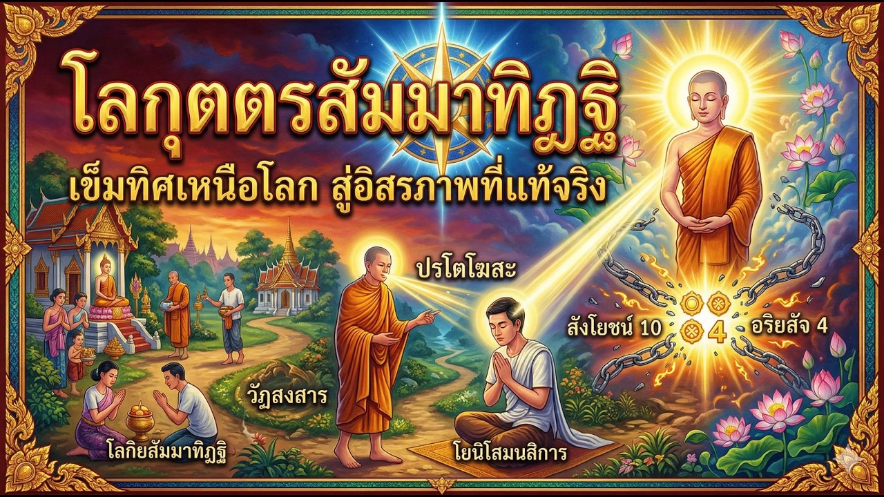 โลกุตตรสัมมาทิฏฐิ  ปัญญาดับทุกข์