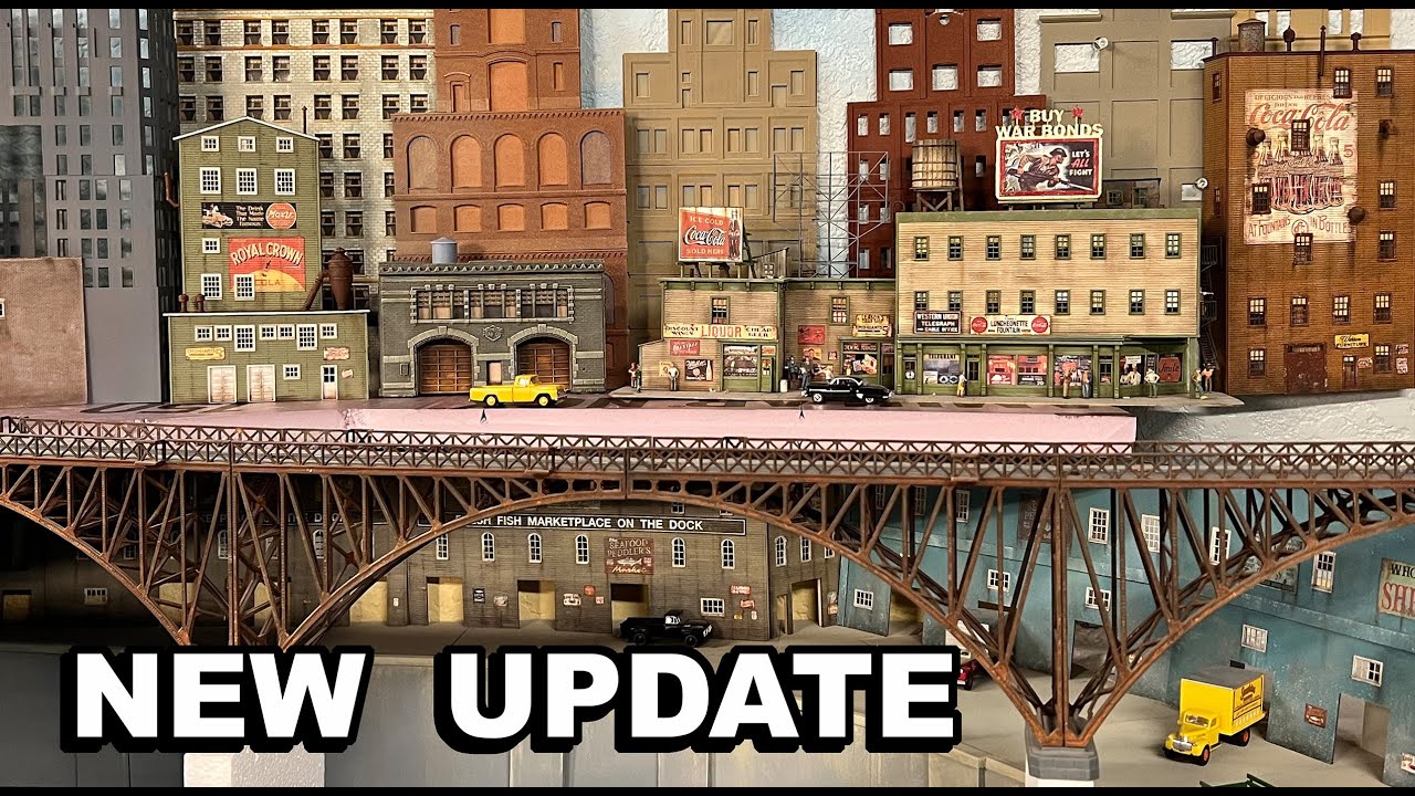 New update on our model railroad layout!
