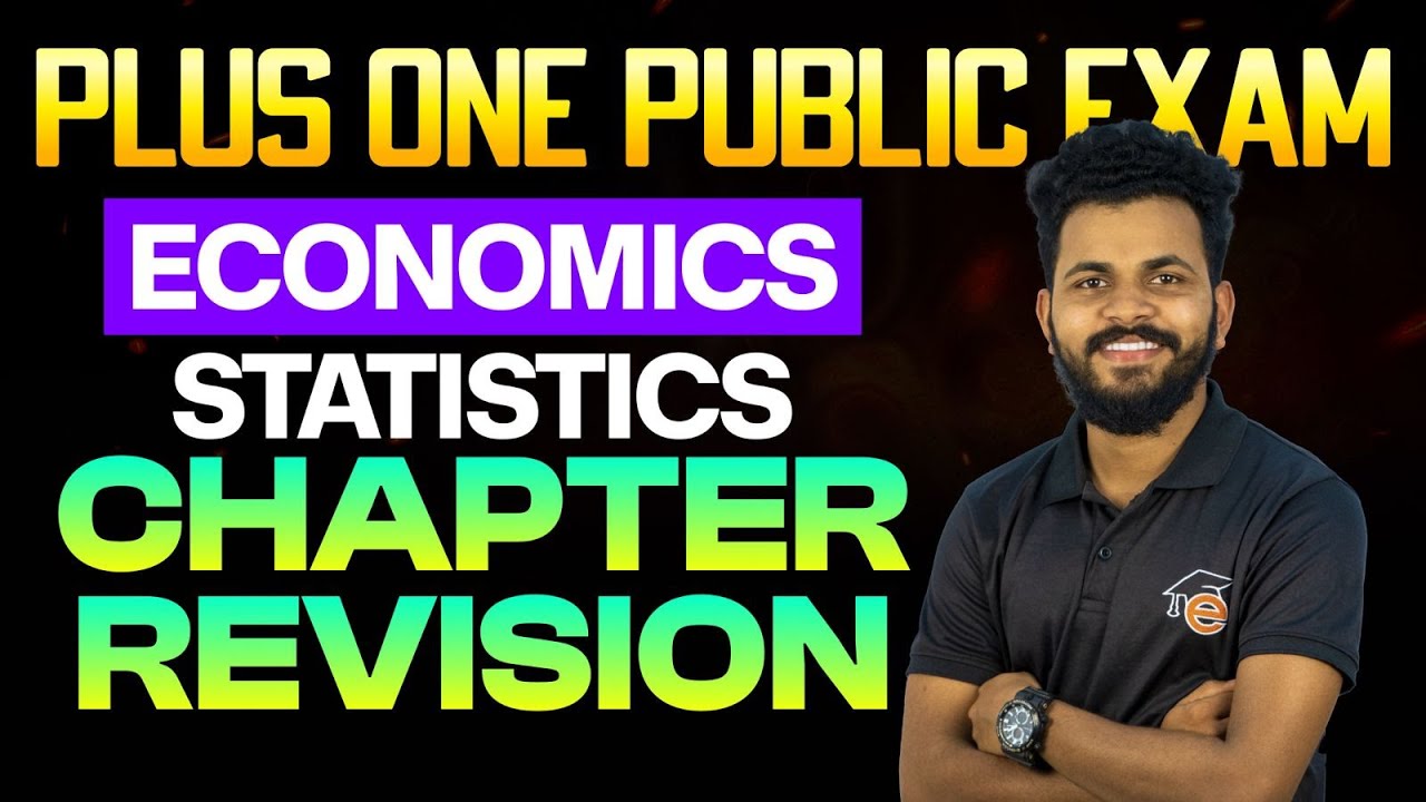 Plus One Public Exam Economics | Statistics Chapter Revision | Eduport