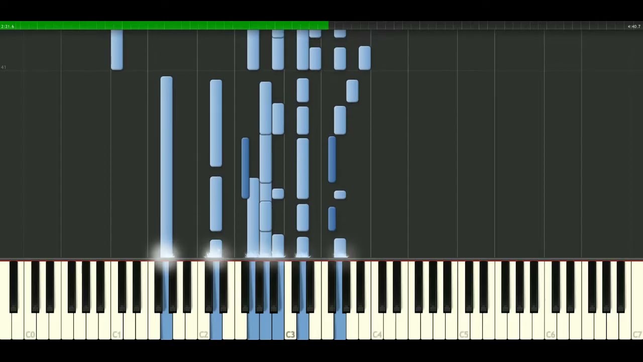 Mariah Carey - One sweet day [Piano Tutorial] Synthesia | passkeypiano