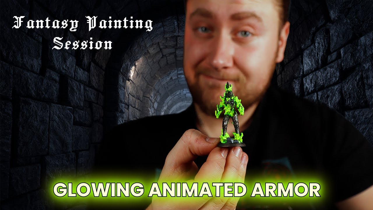 Fantasy Painting Session | Glowing animated armor