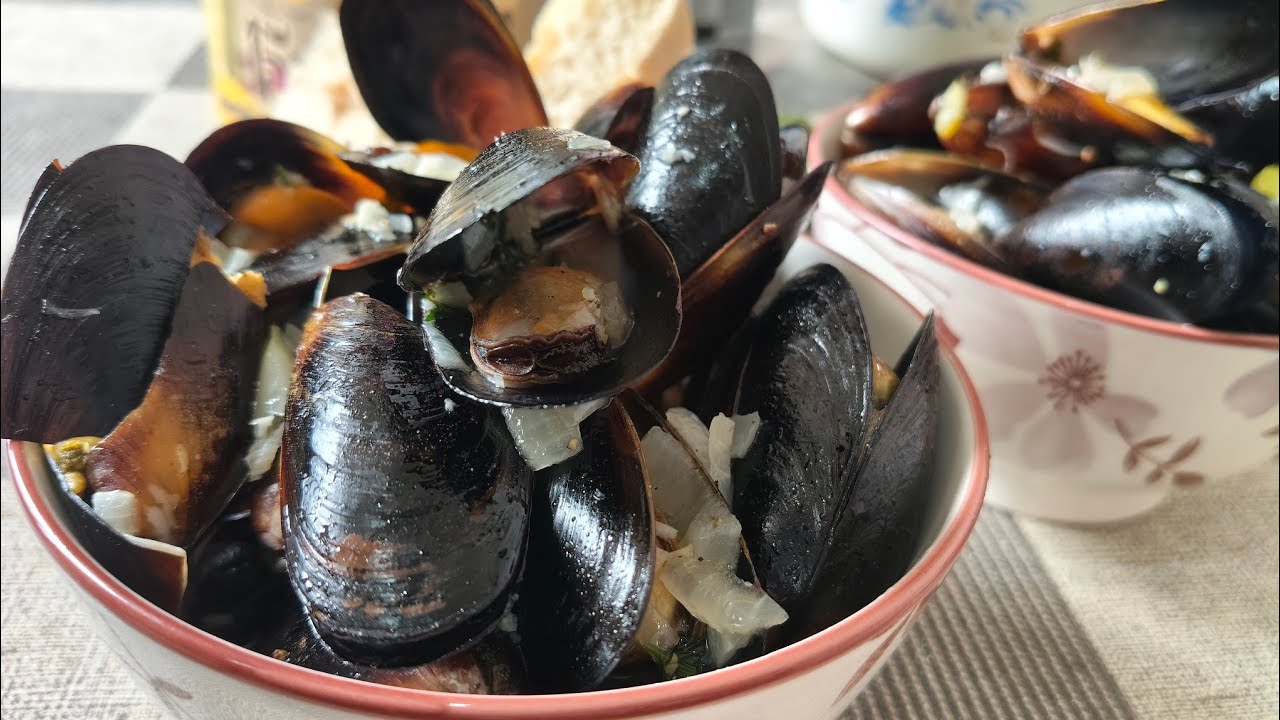 💥MEJILLONES AL VINO ASI LOS COMEMOS EN CASA • RECETA FÁCIL 