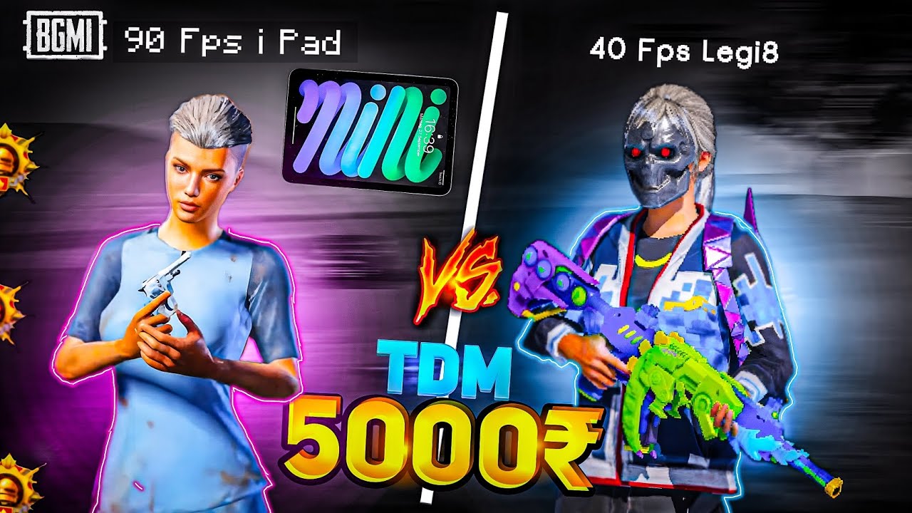 💀90 FPS i Pad Player Vs 40 Fps Player📈@real_legi8