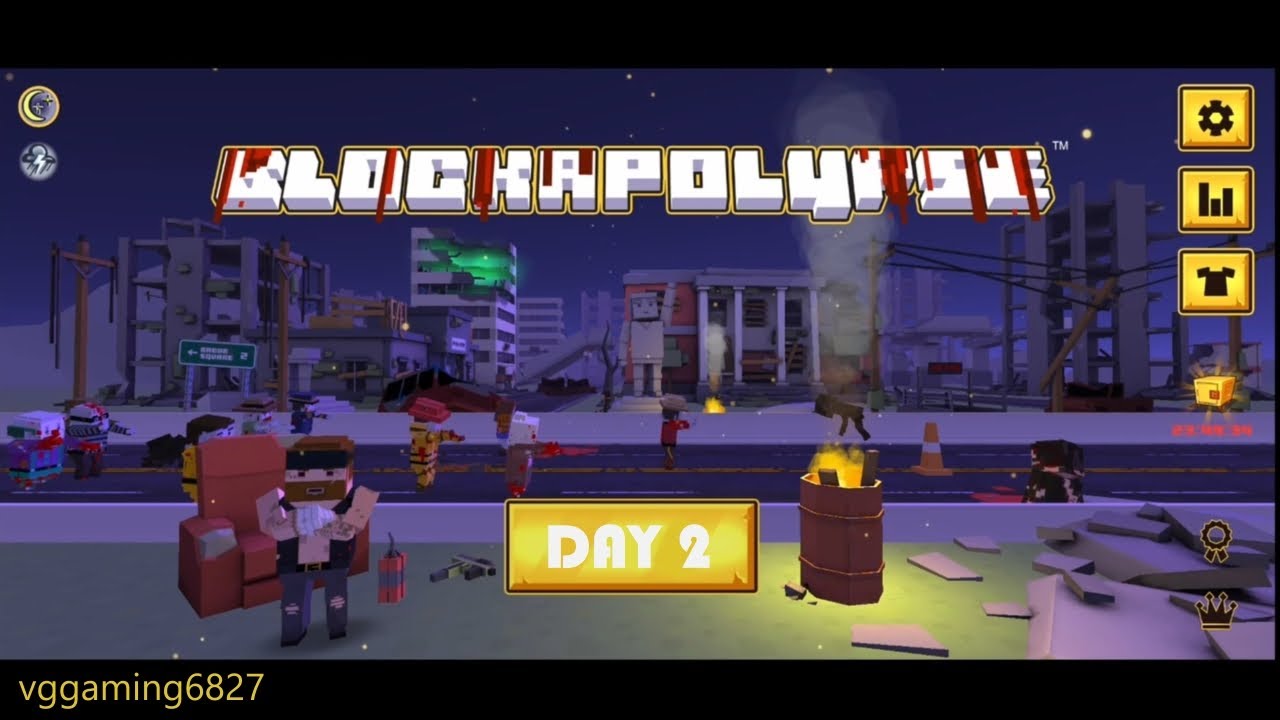 BLOCKAPOLYPSE Zombie Shooter Day 2