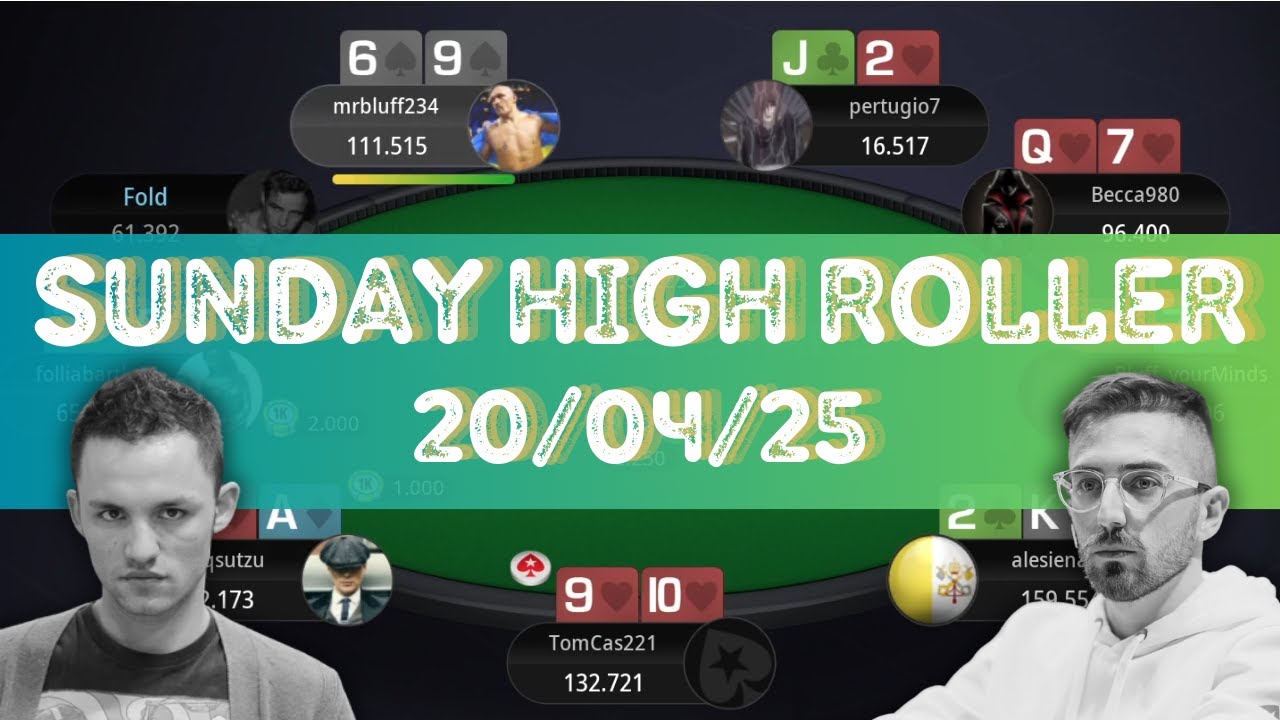 🇮🇹 &euro;250 Sunday High Roller 20/04/25 mrbluff234 | alesiena17 | Becca980 - Final Table Replay