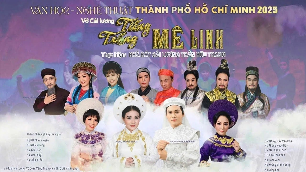 TIẾNG TRỐNG MÊ LINH - NSND Thanh Ngân, NSND Mỹ Hằng, CVVC Nguyễn Văn Khởi, Kim Luận, Thanh Toàn