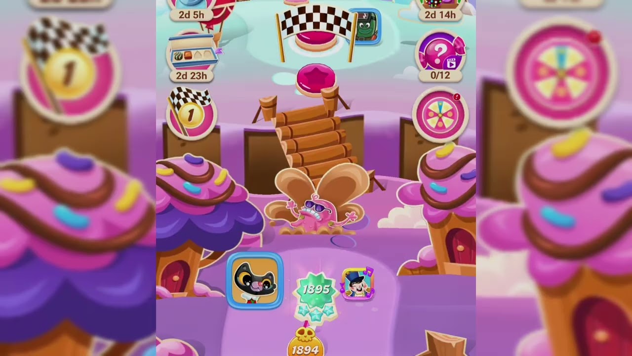 Candy Crush level 1895 || @Candy_CrushLover ||