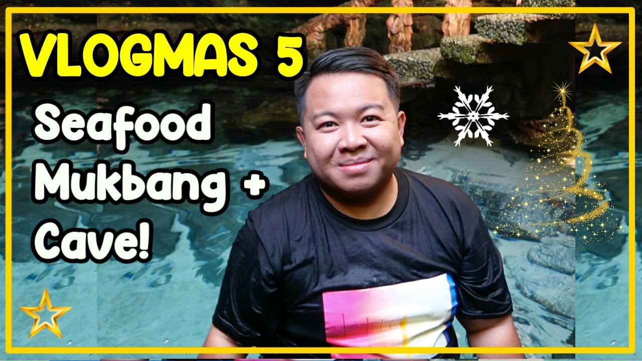 VLOGMAS Day 5 - Unli Seafood Mukbang + Ogtong Cave! (Bantayan Island, Cebu) | JM BANQUICIO