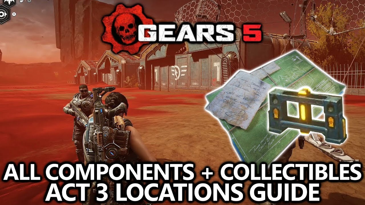 Gears 5 - All Components & Collectibles Locations Guide - Act 3