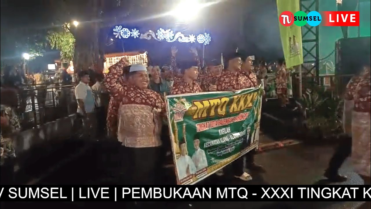 🔴 LIVE | PEMBUKAAN MTQ - XXXI TINGKAT KOTA PALEMBANG 2026