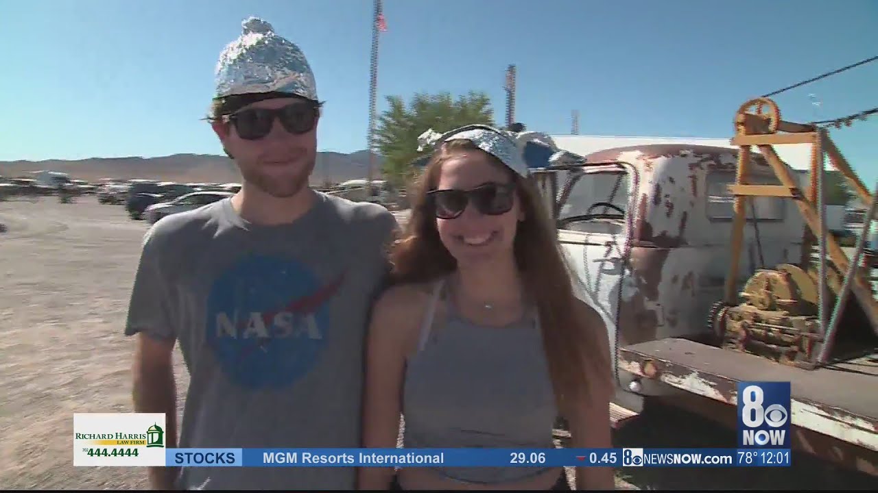 About 75 people gather at Area 51 gate, people warned, arrests made