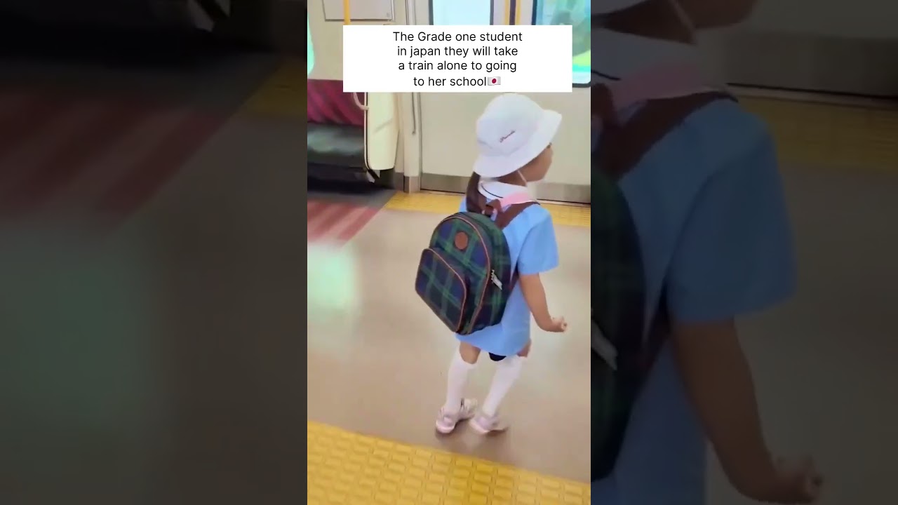 Japanese children who commute to school by train alone