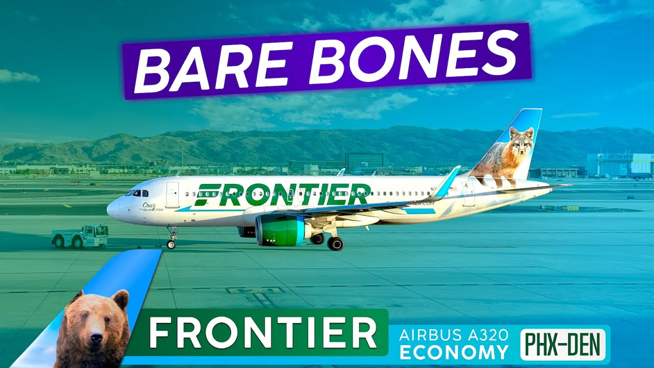 America's WORST Airline? · FRONTIER AIRLINES A320 Economy  🇺🇸 Phoenix to Denver《 The US Series 》