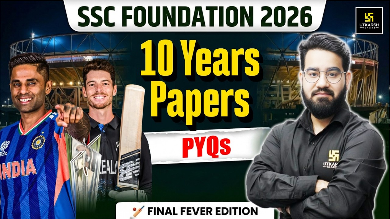 SSC Foundation 2026 | Top GK PYQs #33 | Tribes | Chetan Sir | Utkarsh SSC