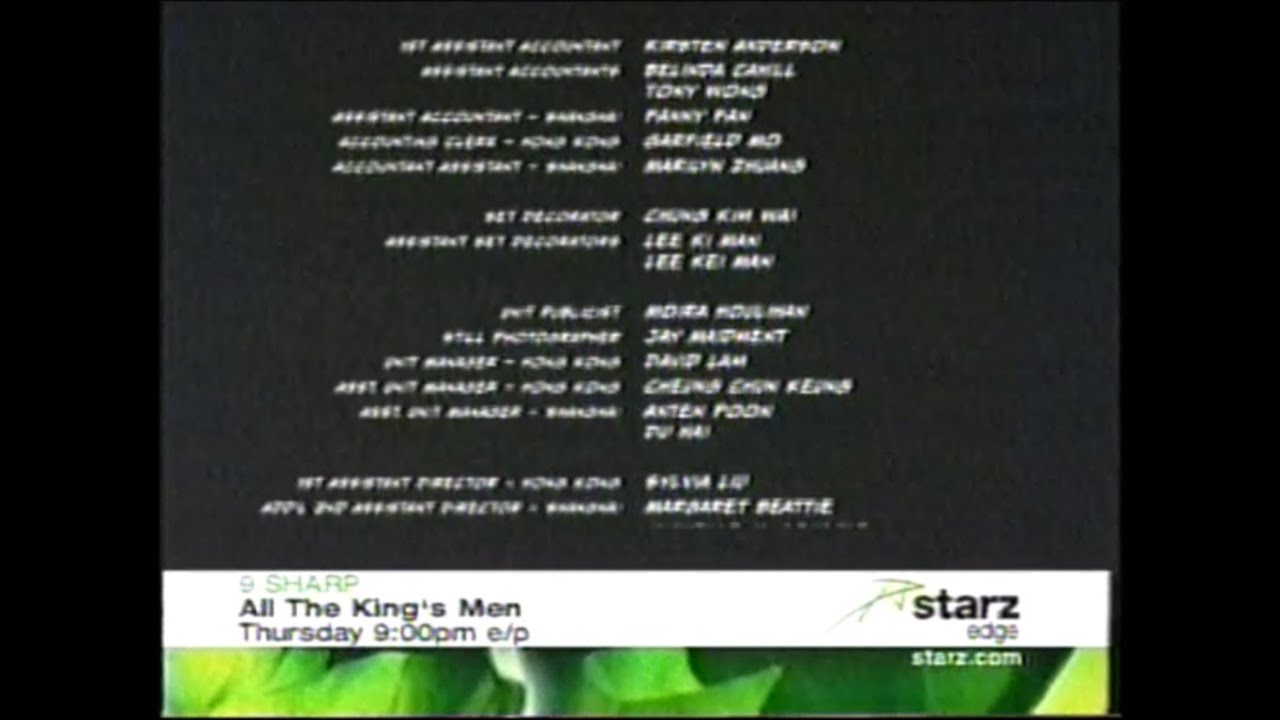 Ultraviolet (2006) End Credits (Starz Edge 2007)
