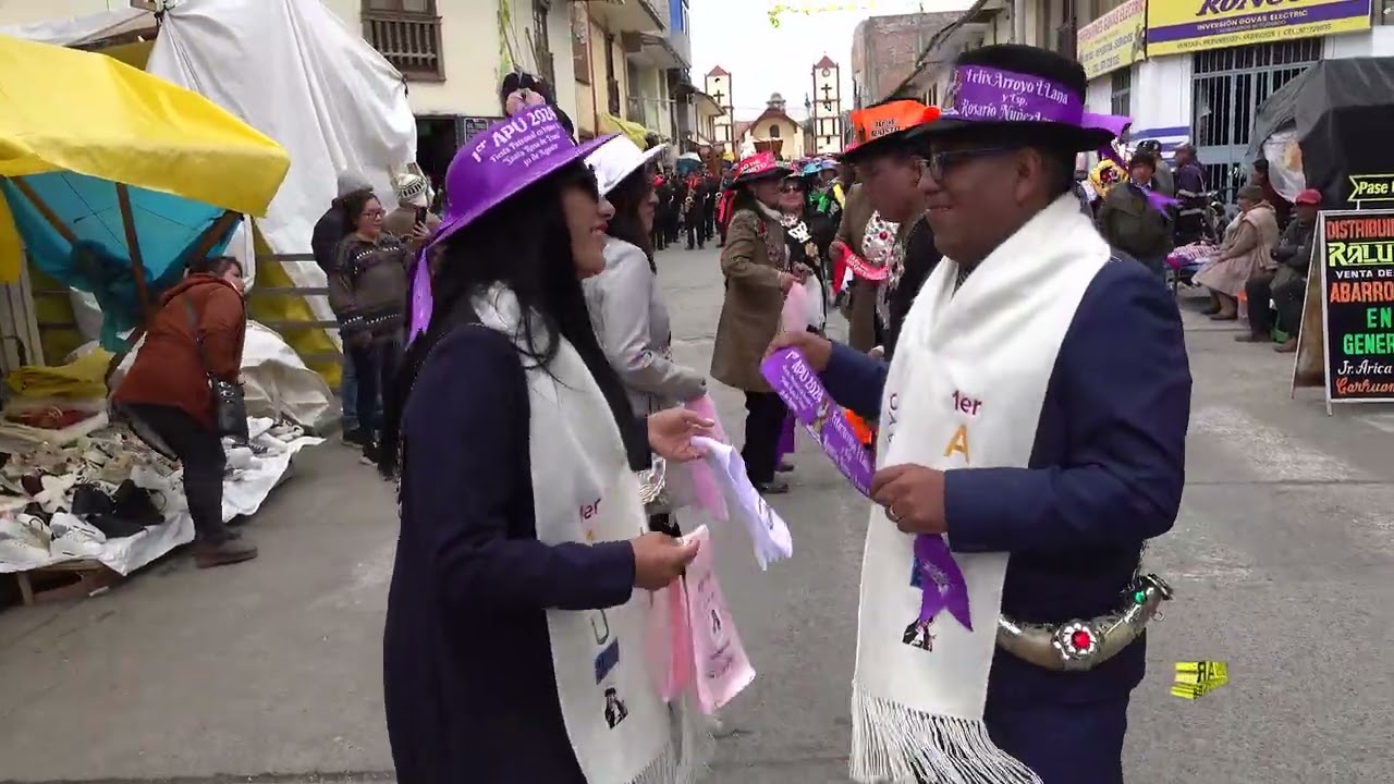FIESTA PATRONAL 30 DE AGOSTO EN HONOR A SANTA ROSA DE LIMA APUS Y MAYORDOMOS HISTORICO TAMBOY CYO