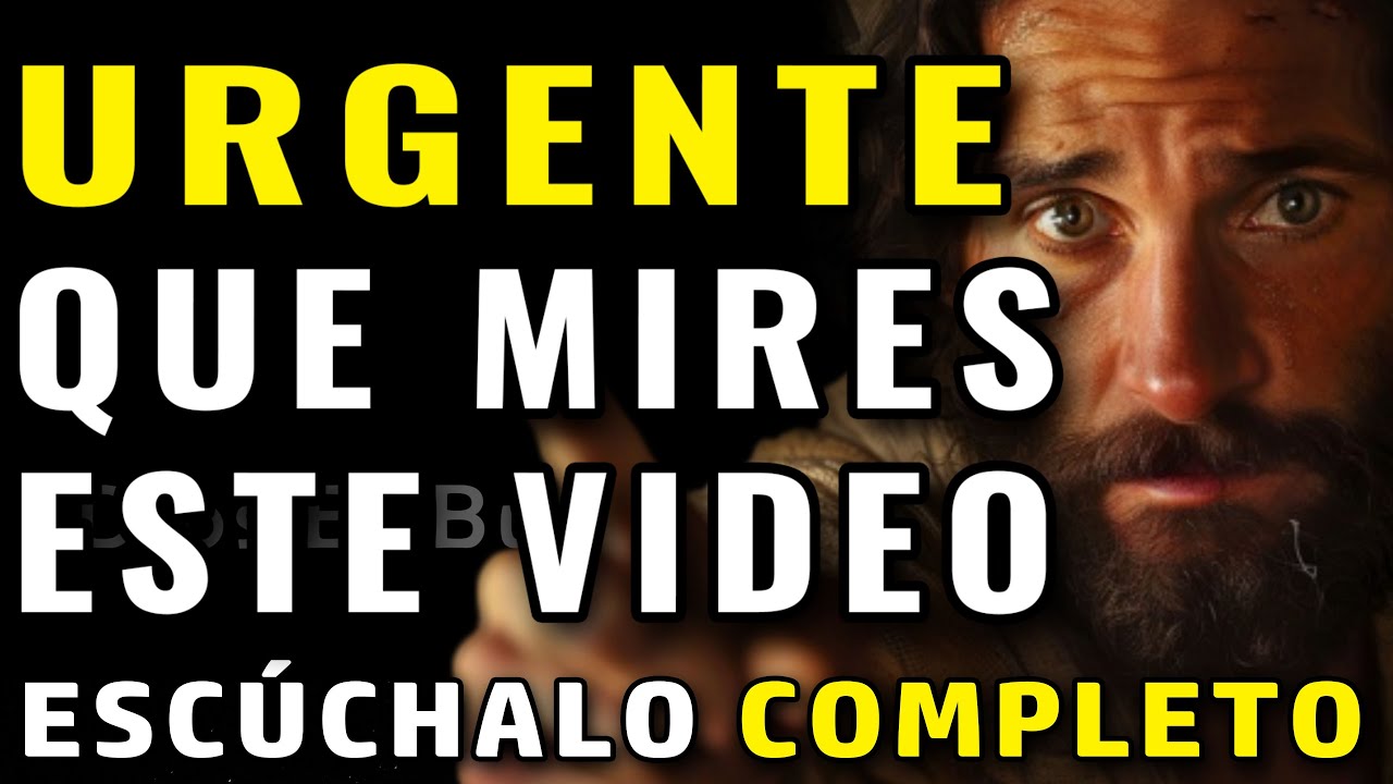 Dios te dice, escúchalo completo, no ignores este video, urgente que mires esto.