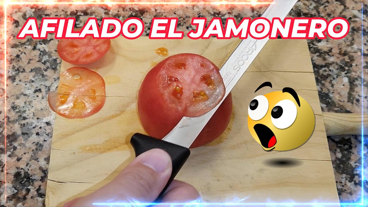 Как заострить котлету хамонеро НАРЕЗАТЬ ХАМОН ДОМА 🔪