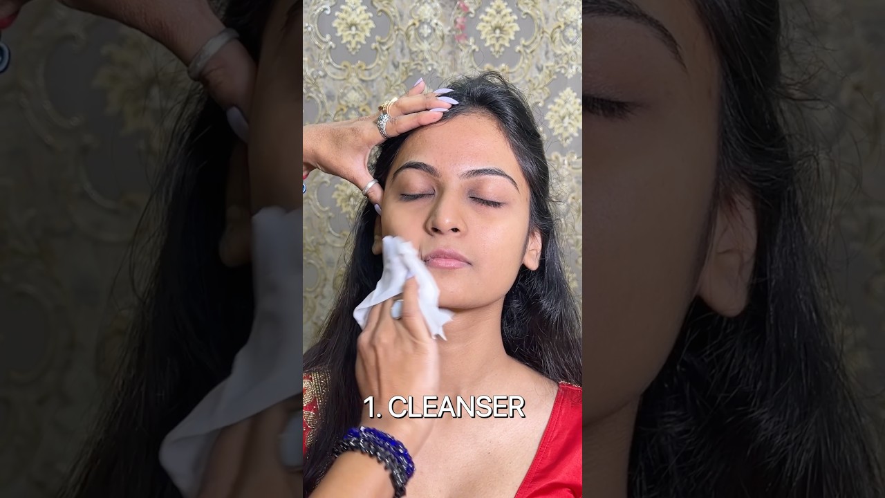 How to prep dry skin before makeup with product✨ 