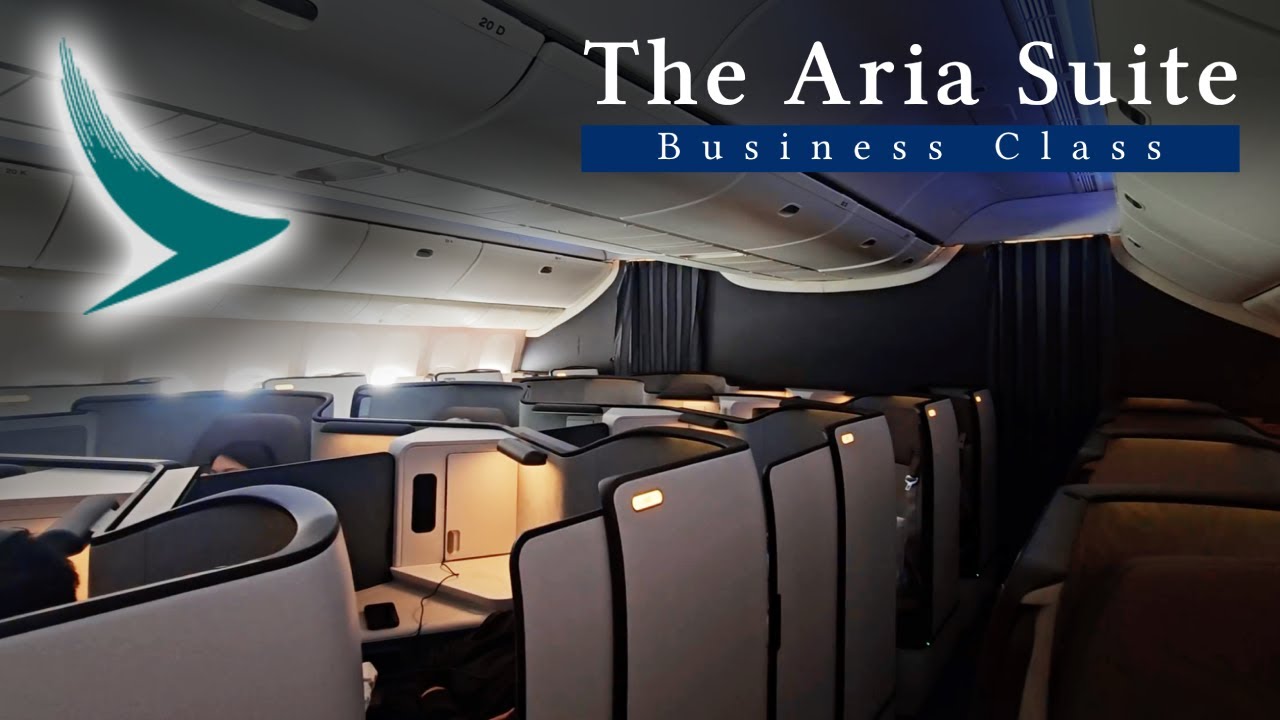 Cathay Pacific ARIA SUITE Business Class COMPLETE REVIEW | HKG to PVG