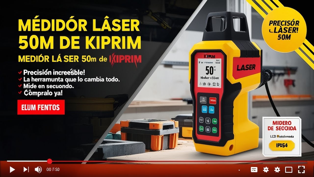Medidor L&aacute;ser 50M: Descubre su Precisi&oacute;n y Ventajas