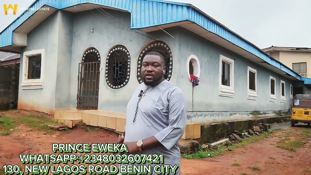 HOUSE FOR SALE IN LUCKY WAY BENIN CITY EDO STATE NIGERIA
