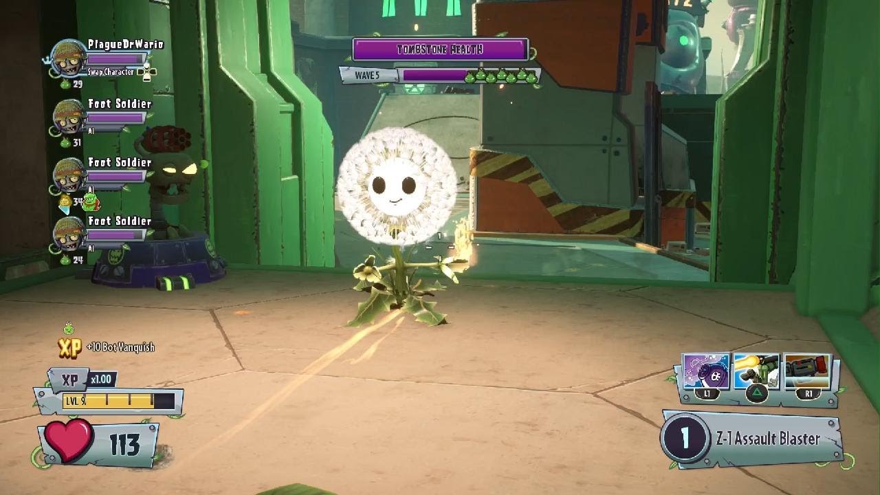Plants vs Zombies GW2 Battle fun