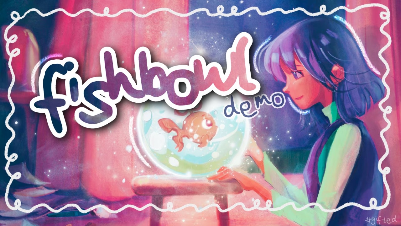 heartwarming indie novel on grief ── .✦ fishbowl demo asmr longplay 🐟🫧