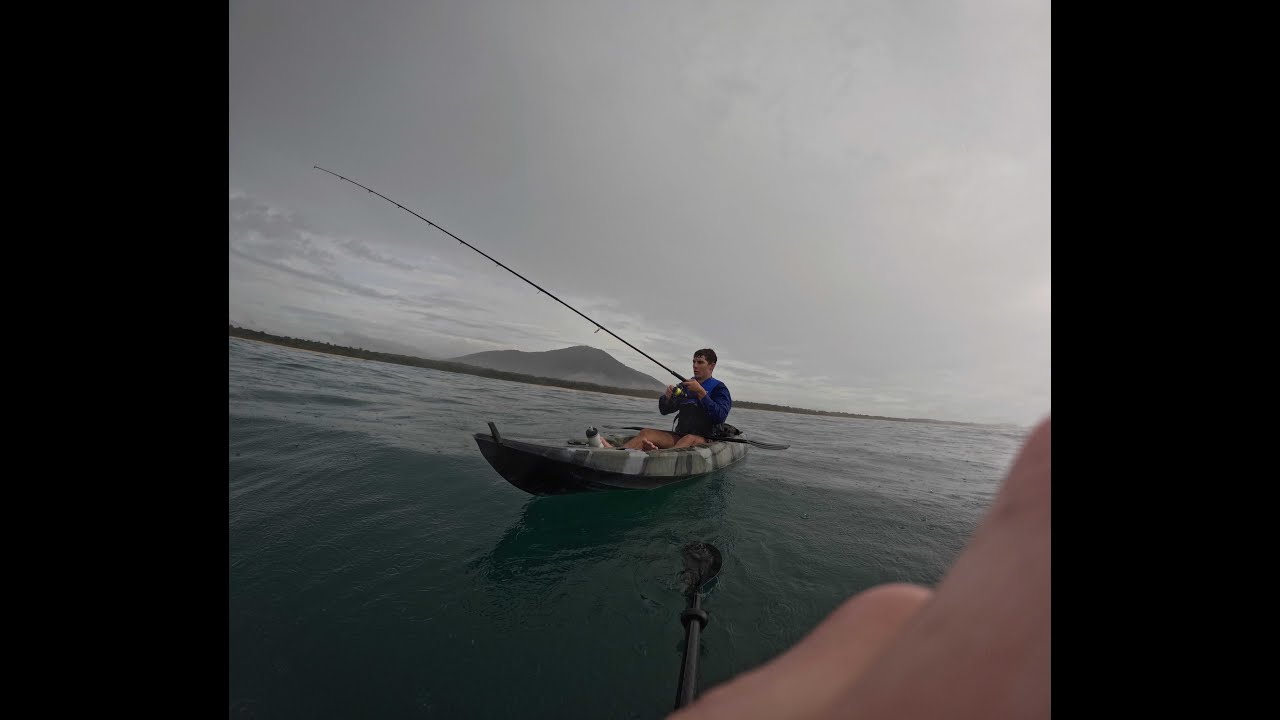 Launching The Kayaks From The Beach. Mid North Coast Fishing.