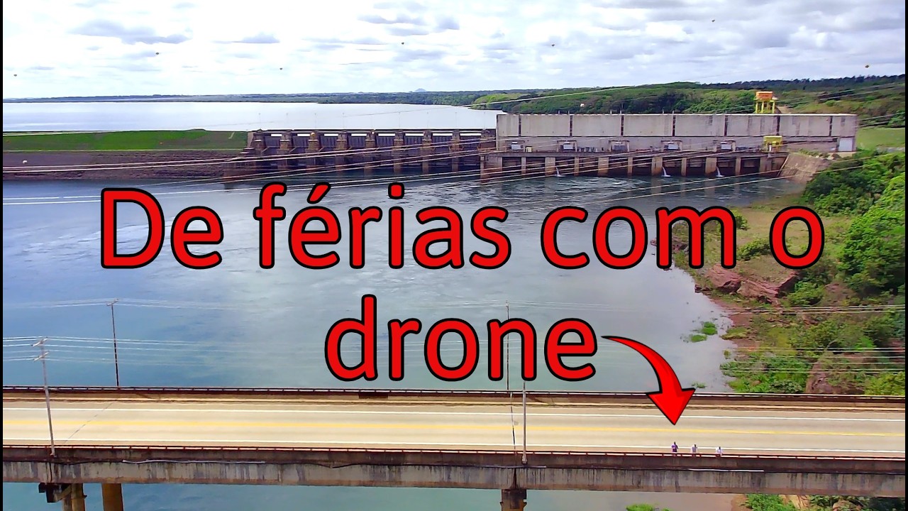 De férias com o drone, sobrevoando alguns pontos de interesse