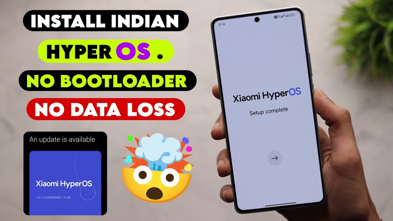 Install Indian 😯  HyperOS Update On Any REDMI & POCO Phone | No BT Unlock No Data Loss 2024 Method!