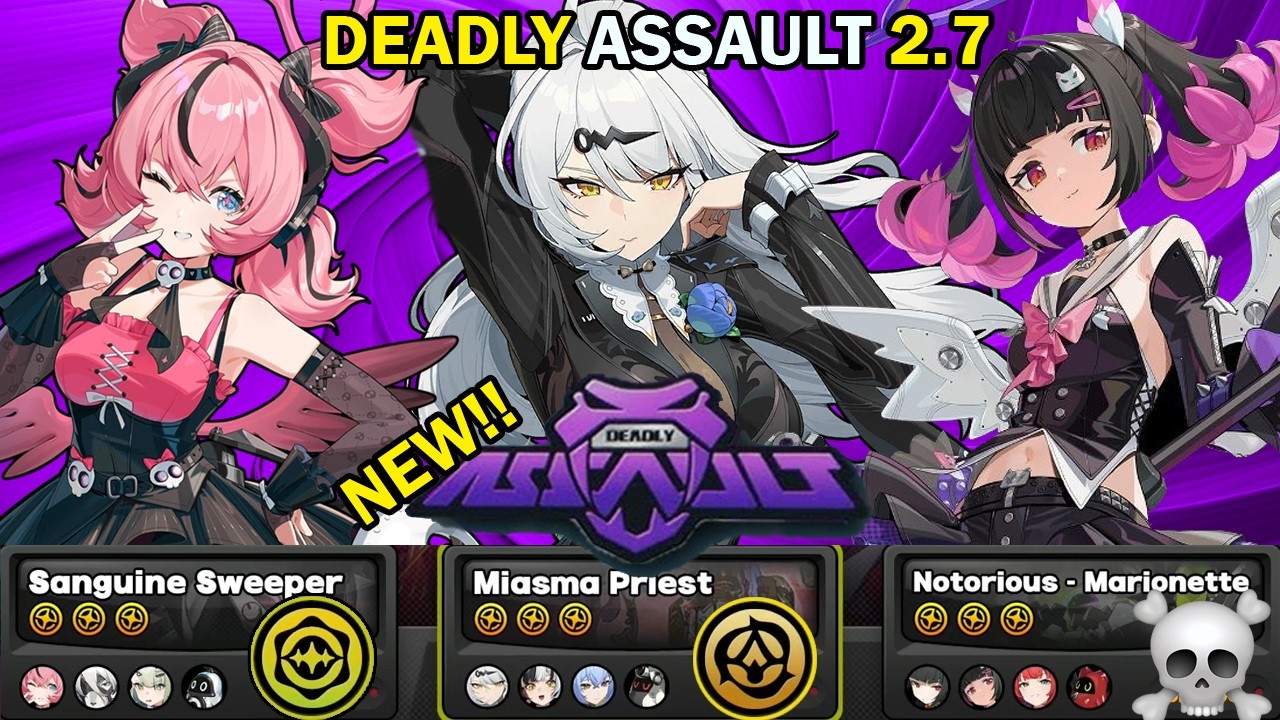 NEW Deadly Assault | Aria, Yixuan & Nangong x Miyabi! | 9 Star Clear | Zenless Zone Zero ZZZ 2.7