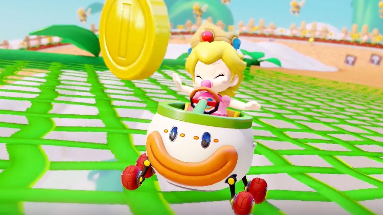 Mario Kart 8 Deluxe (Booster Pack) - Lucky Cat Cup 200cc - Baby Peach Gameplay