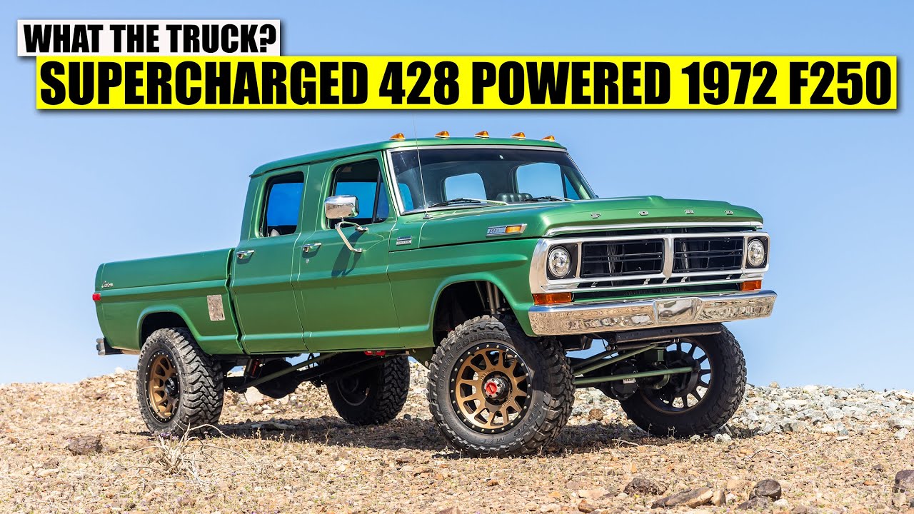 Supercharged 428FE Powered 1972 F250 4x4 Crew Cab | What The Truck?
