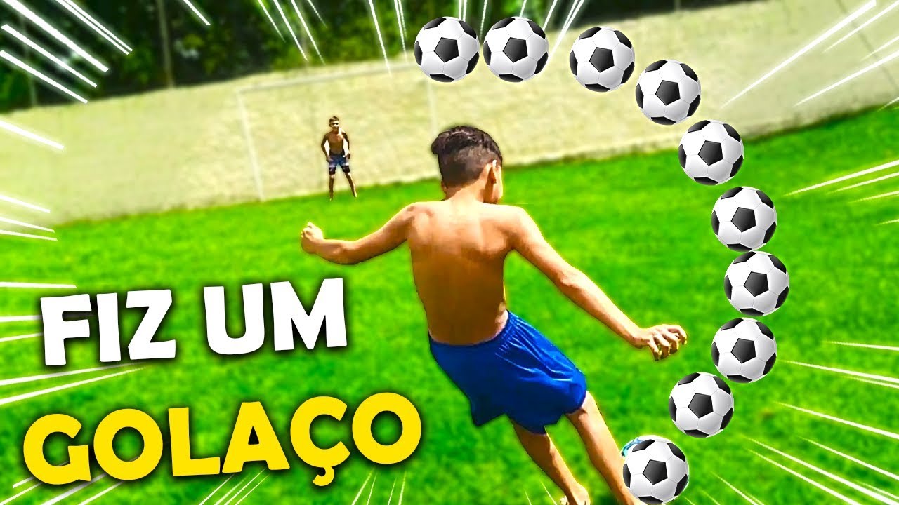 DESAFIO DE FUTEBOL, GOL A GOL FT BOB ESPONJA( QUEM PERDER PAGA CASTIGO)