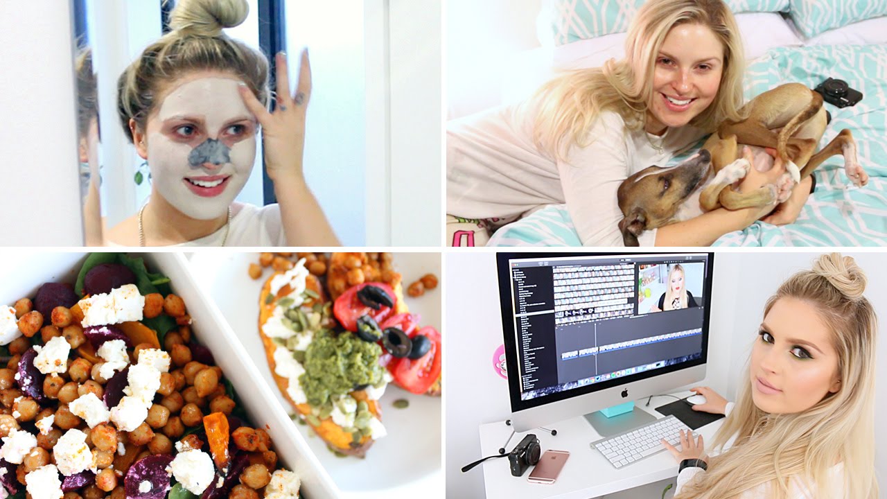 Night Time Routine ♡ Delicious Healthy Food & Pampering Skin Care!