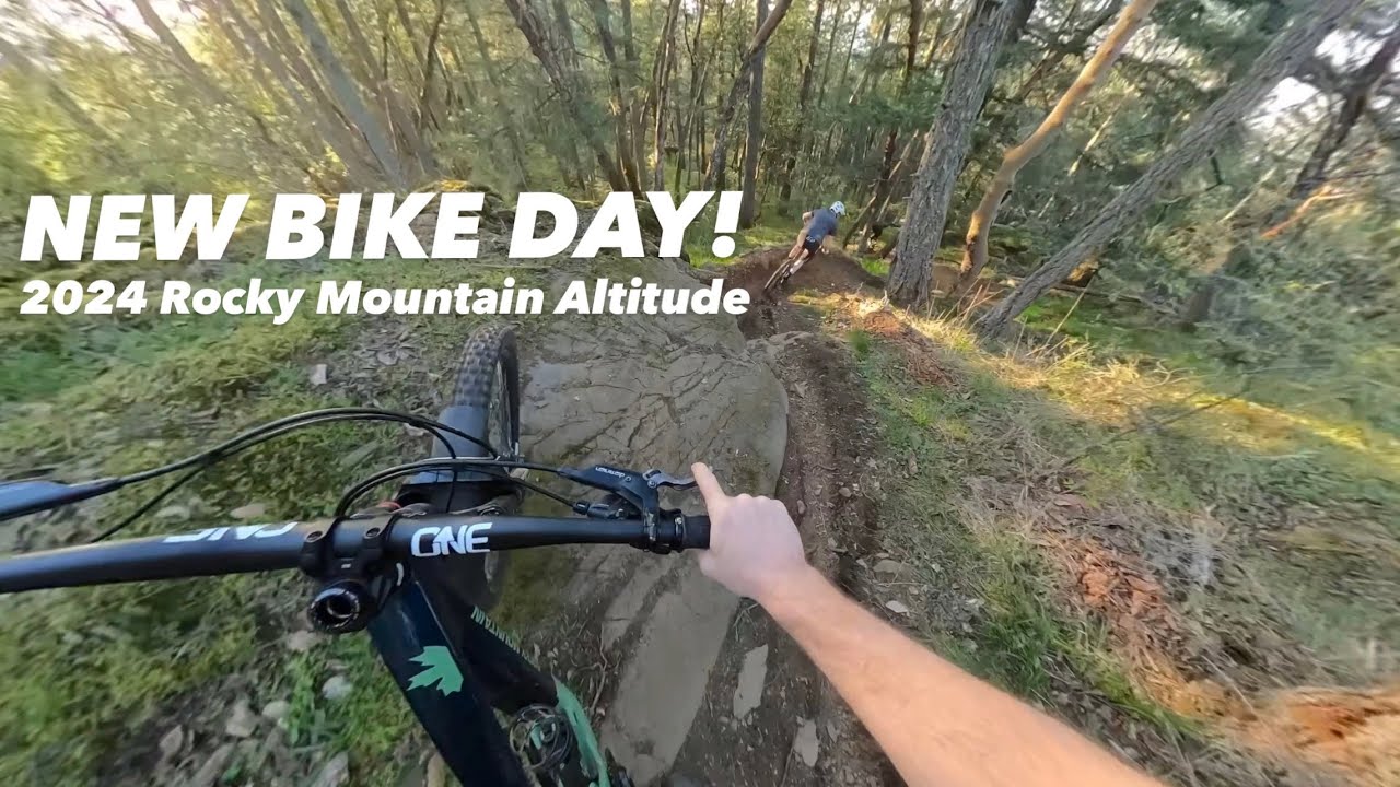 Every Mountain Bikers favourite day! | 2024 Rocky Mountain Altitude - First Ride!