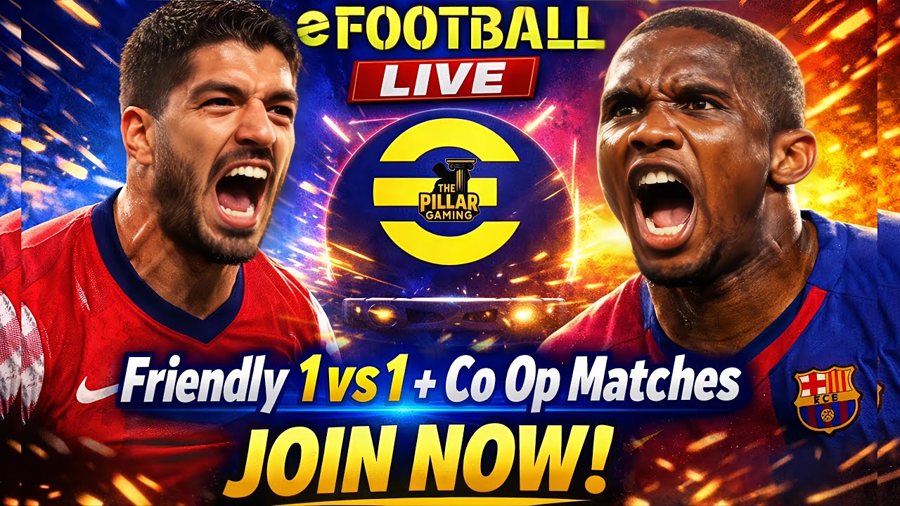 Efootball live stream 🛑⚽📱 friendly 1 vs 1 + co op matches #live #pea #efootball #efootballlive