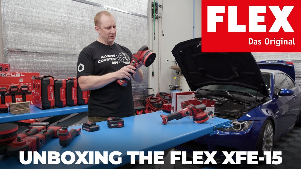 Unboxing The Flex XFE-15 Cordless Polisher