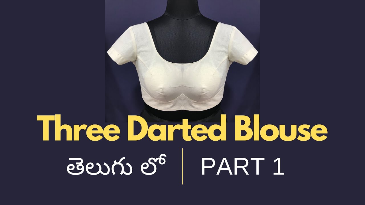 Three Darted Normal Cut Blouse Cutting in Telugu (తెలుగు) | Part 1 | NIMT | Blouse Guru