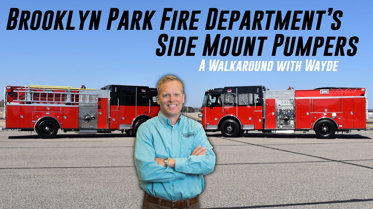 Brooklyn Park Fire Department's Side Mount Pumper by CustomFIRE