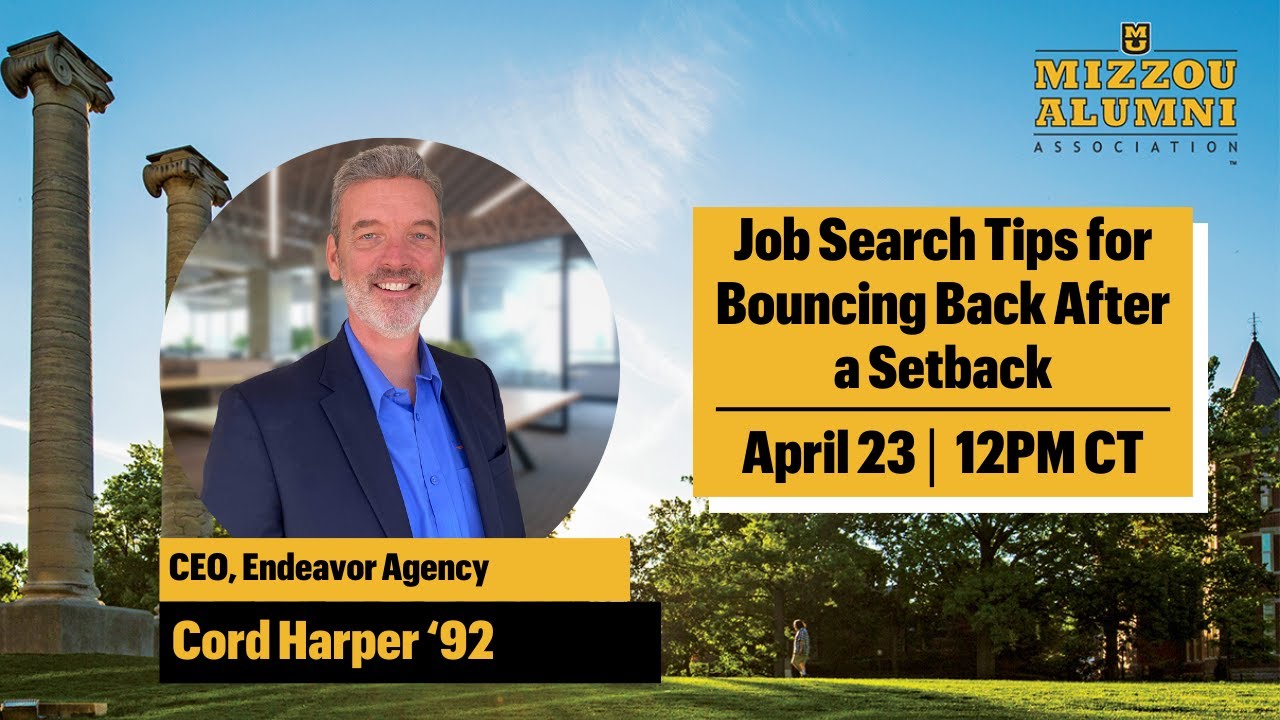 Job Search Tips for Bouncing Back After a Setback