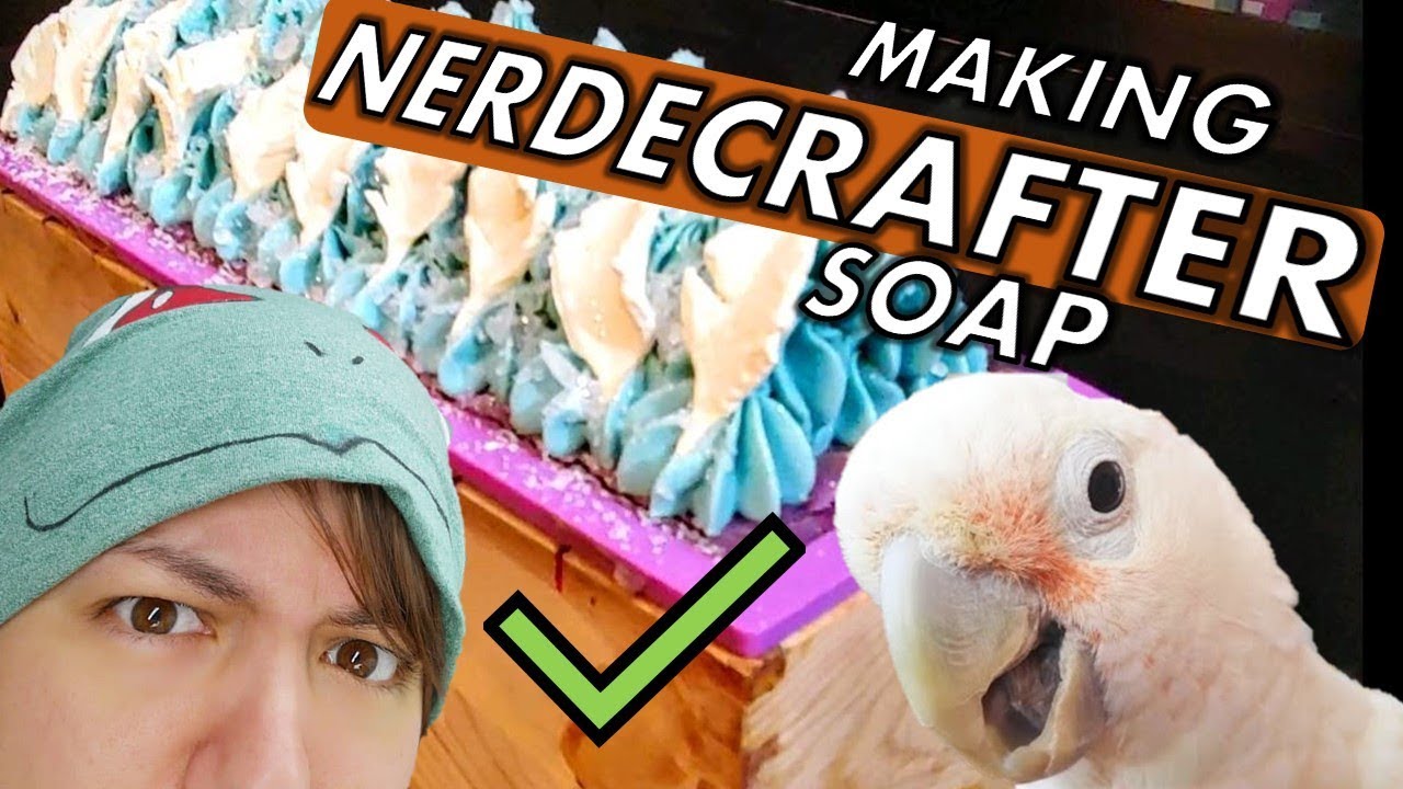 Turning @nerdecrafter  into a cold process soap design! ll Cat and Raven Designs