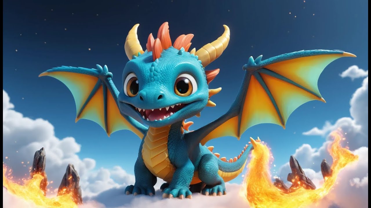 Roblox Baby Dragon Flew Into a Cloud Castle | Kids Songs & Nursery Rhymes
