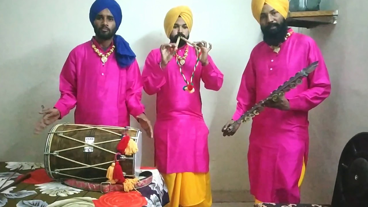 algoje with dhol and chimta
