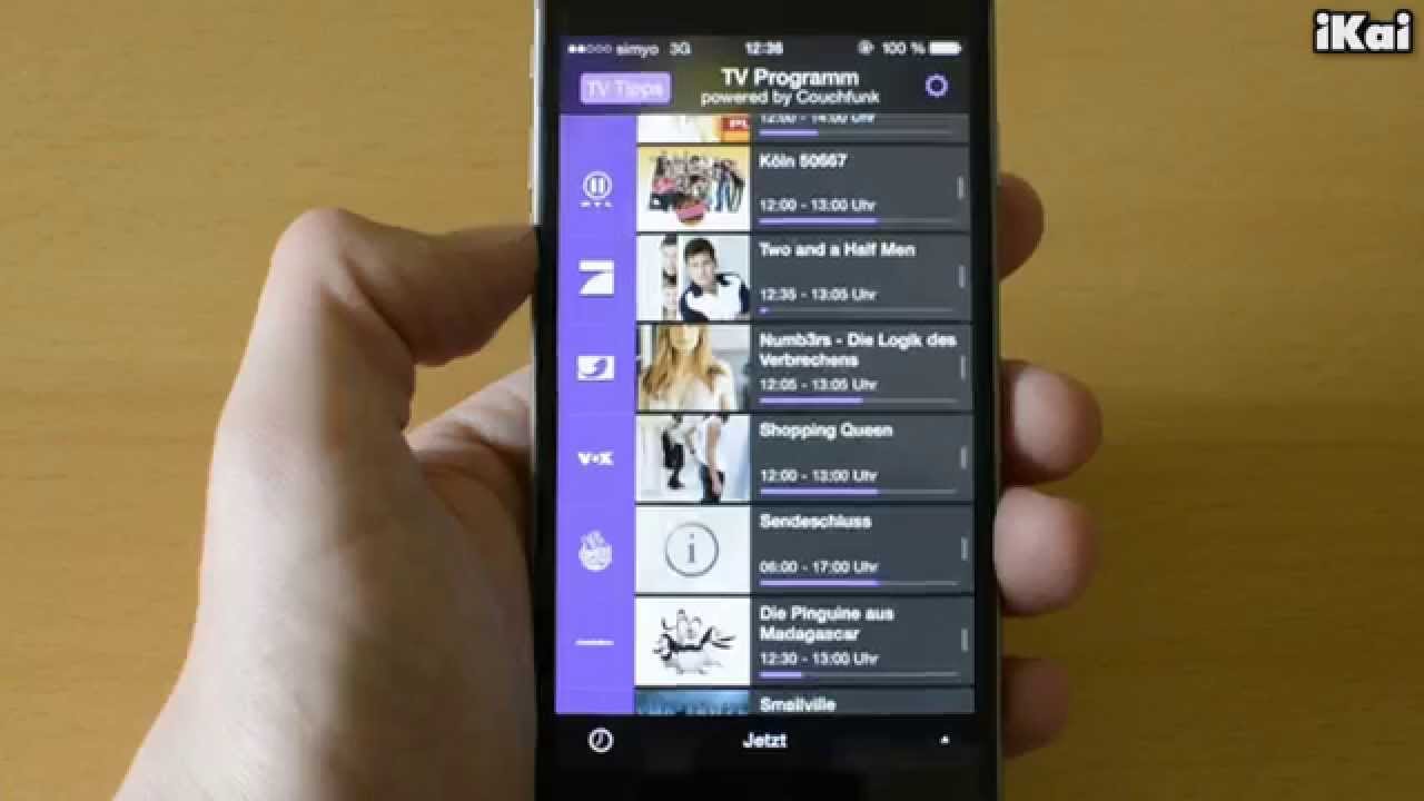 TV-Programm App - Empfehlung (Deutsch)