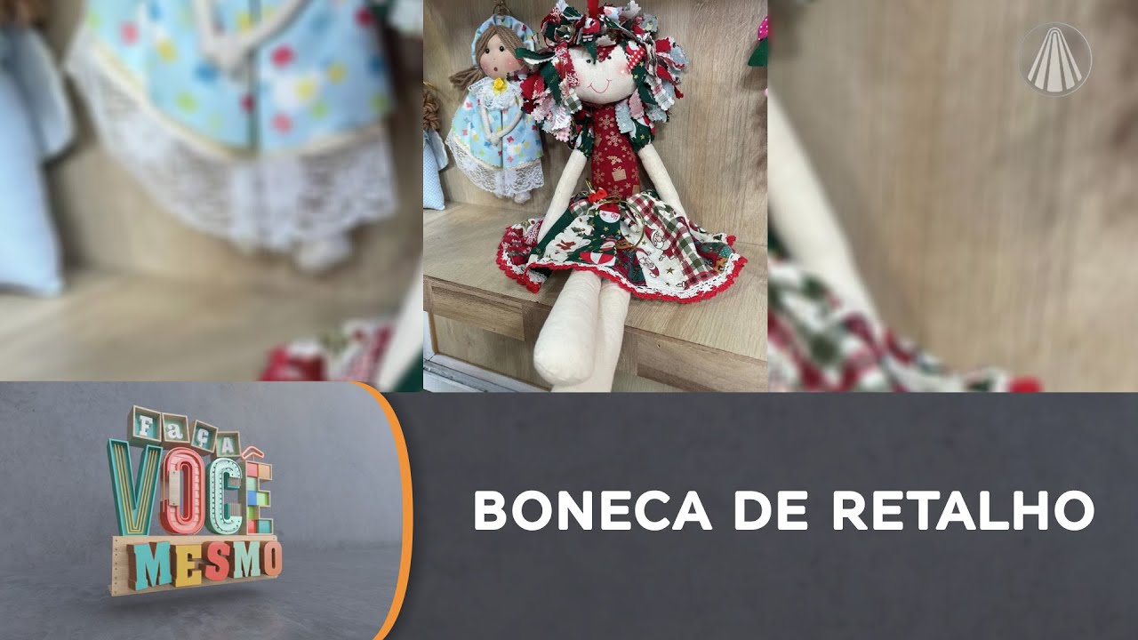 Passo a passo: boneca com reaproveitamento de retalhos de tecido