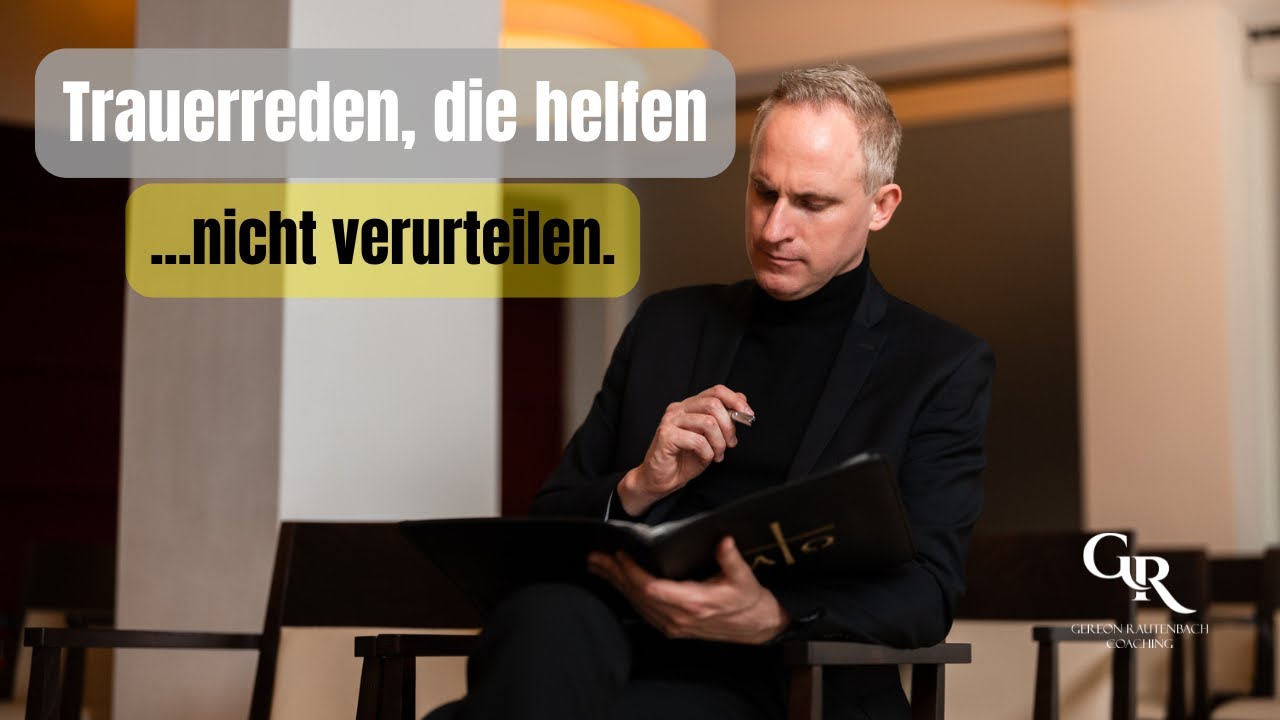 Was eine gute Trauerrede bewirken kann – und was sie niemals tun sollte