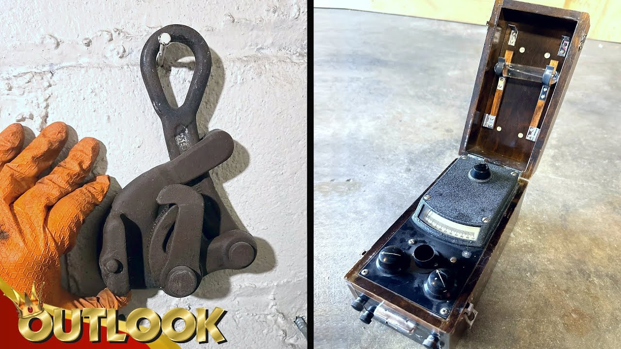 What's This MYSTERIOUS Tool Found In The Basement Of An Old House And This Machine From A Watchmaker